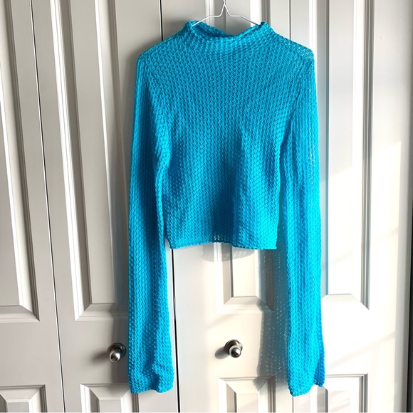 Zara - Pointelle Knit Sweater - Picture 3 of 7